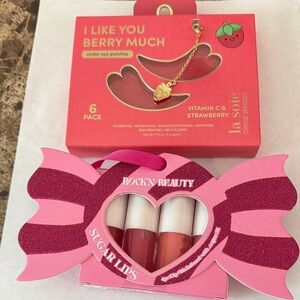Sugar Lips Lipstick Set - and berry eye patch.  Free with bundle of $20 or more